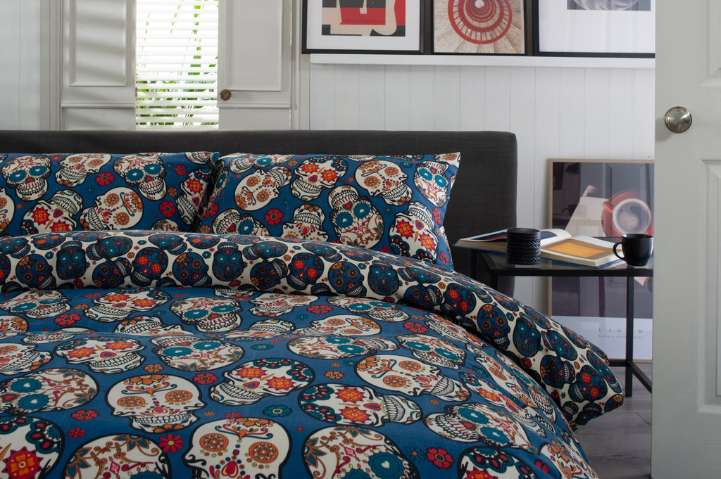 Deyongs 1846 Day of the Dead Duvet Set