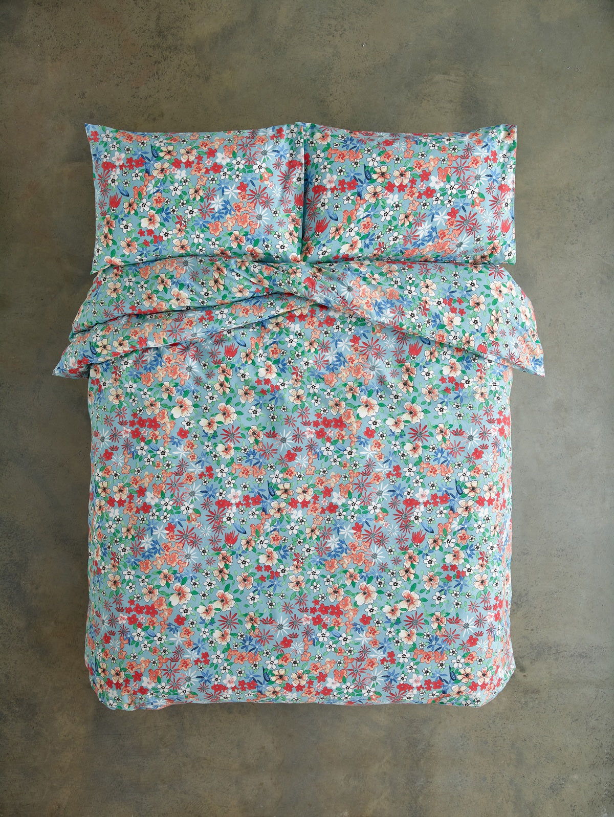 Deyongs 1846 Floral Mosaic Duvet Set