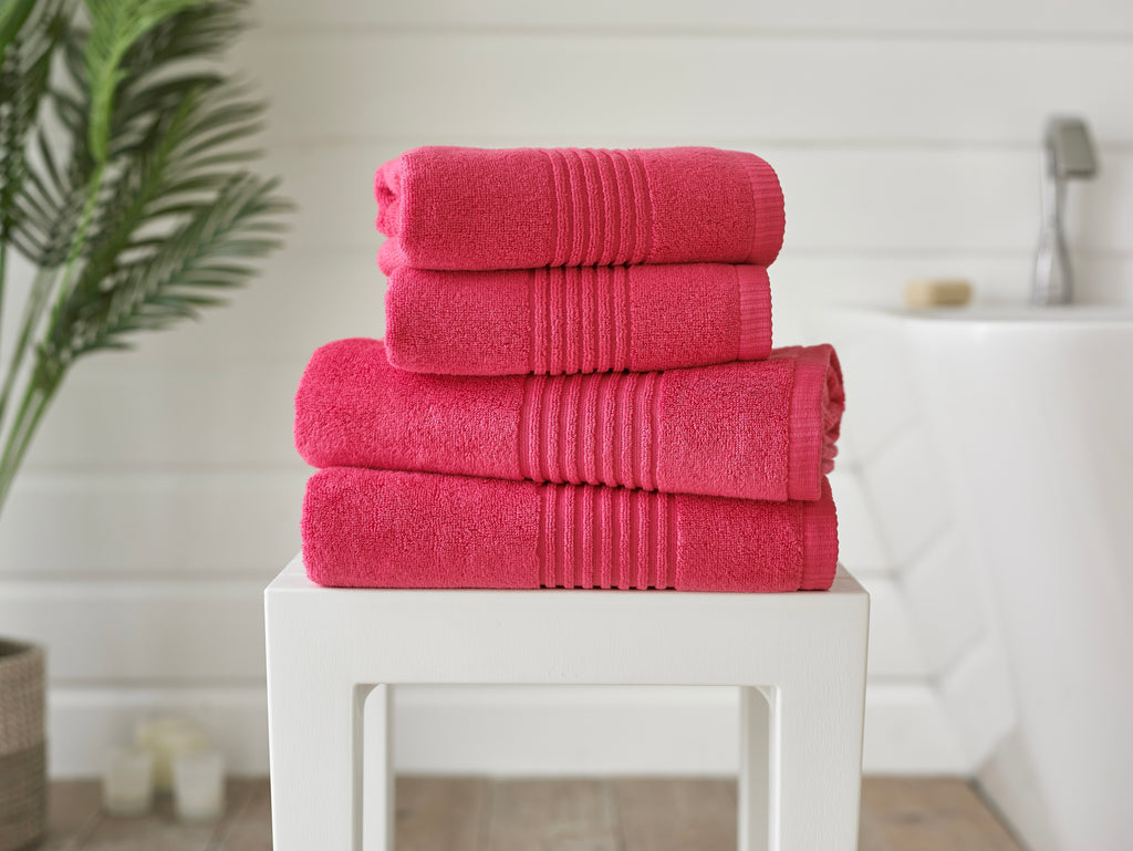 Deyongs Quik Dry Zero Twist Fuschia 100% Cotton 450gsm Towels
