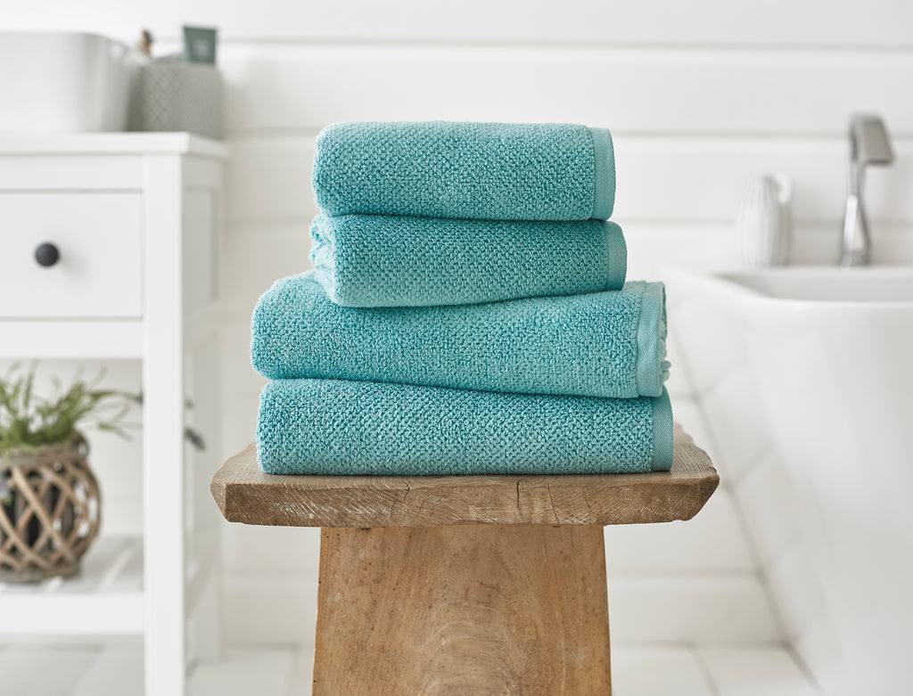 Deyongs Romeo Quik Dry Zero Twist Seafoam 100% Cotton 450gsm Towels