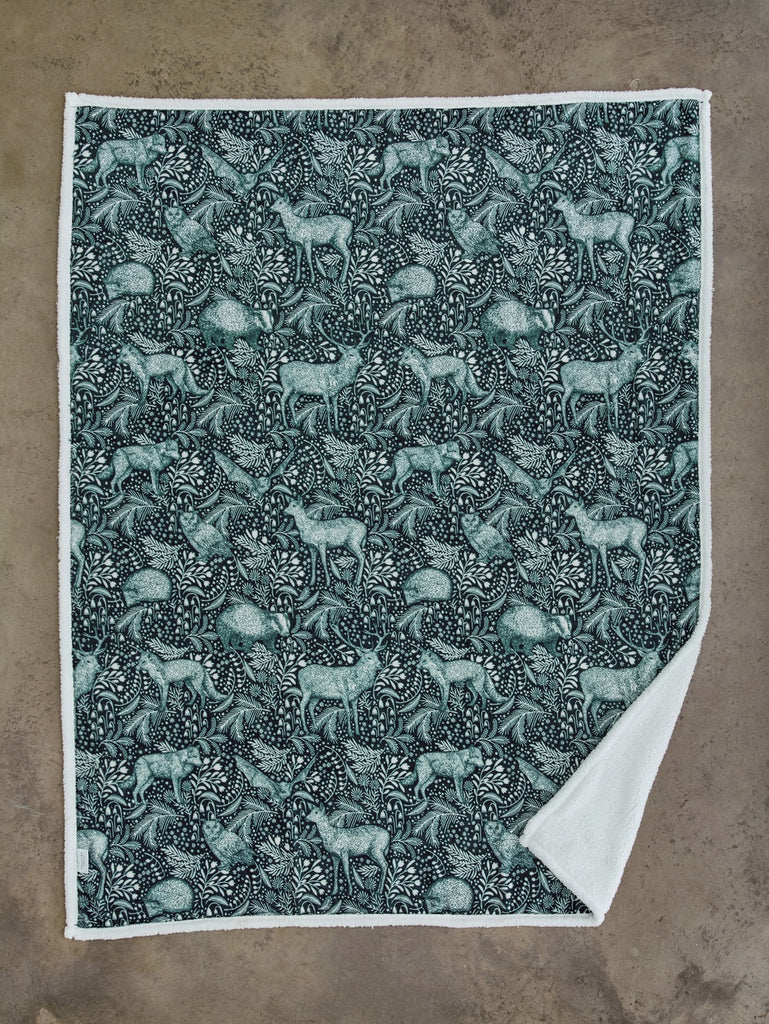 Deyongs 1846 Woodland Folk 140cm x 180cm Throws