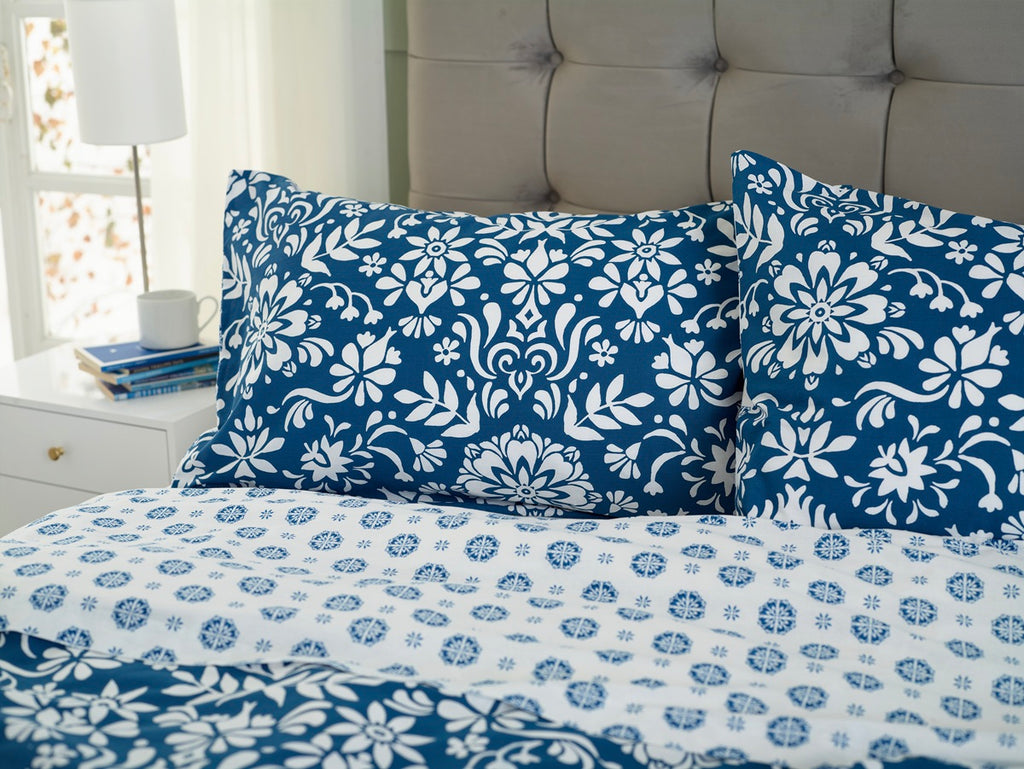 Deyongs 1846 Ornamental Tile Floral Duvet Set