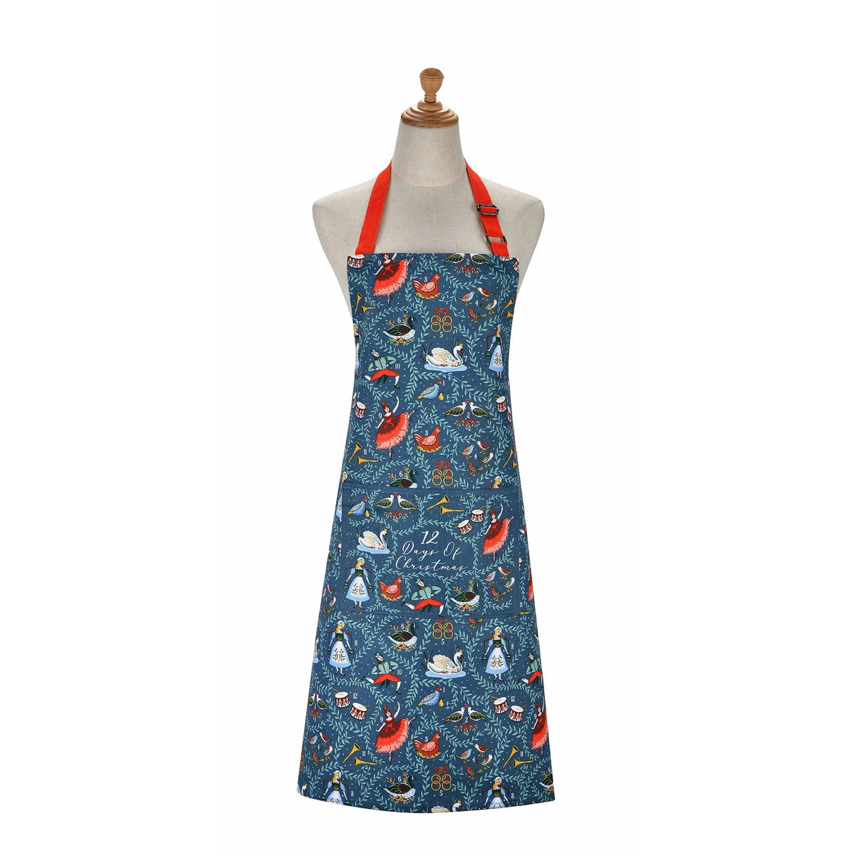 Ulster Weavers 12 Days of Christmas Blue Apron