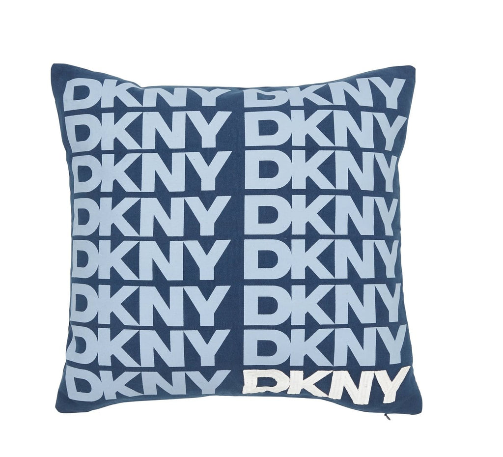 DKNY Logo 45cm x 45cm Feather Filled Cushion
