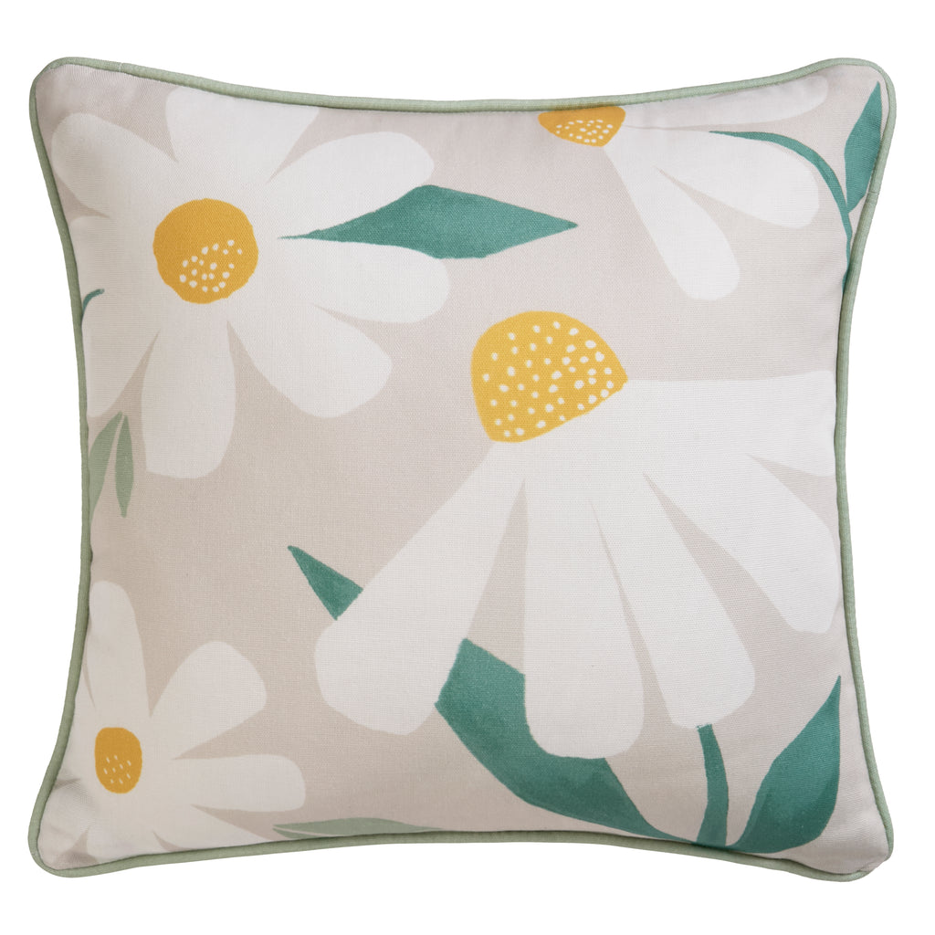Fusion Outdoor Daisy Natural 43cm x 43cm Cushion