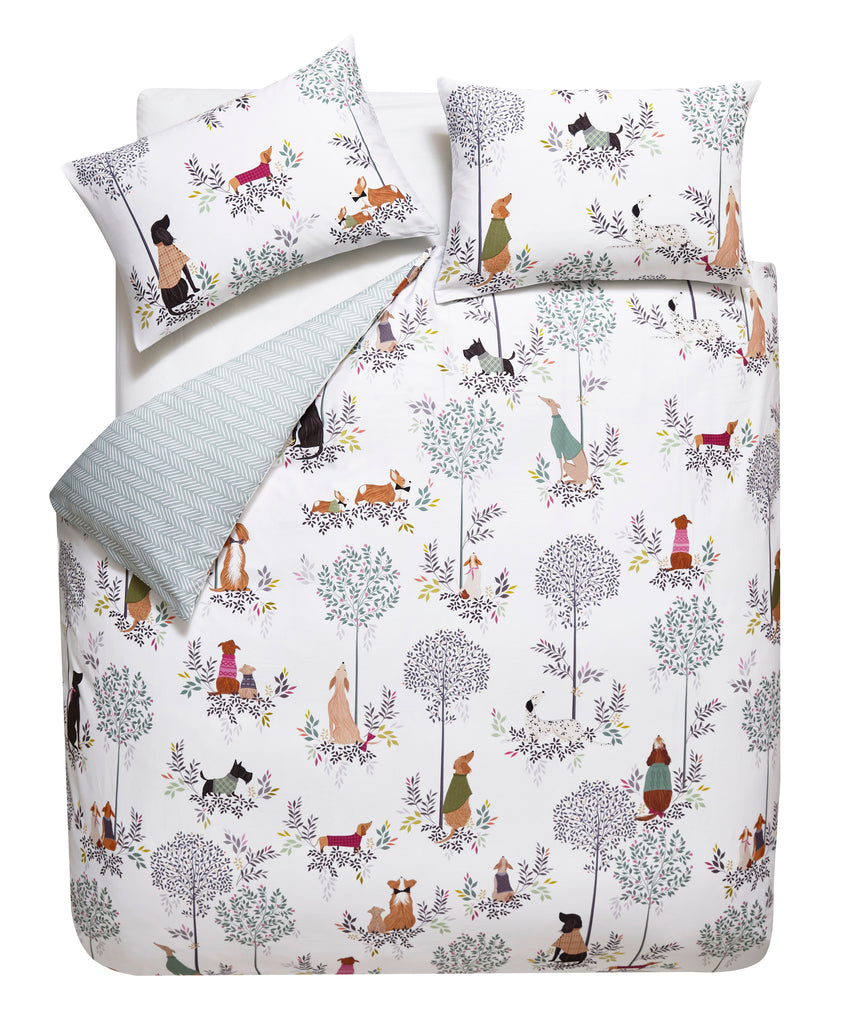 Sara Miller Dapper Dogs Multi Duvet Set