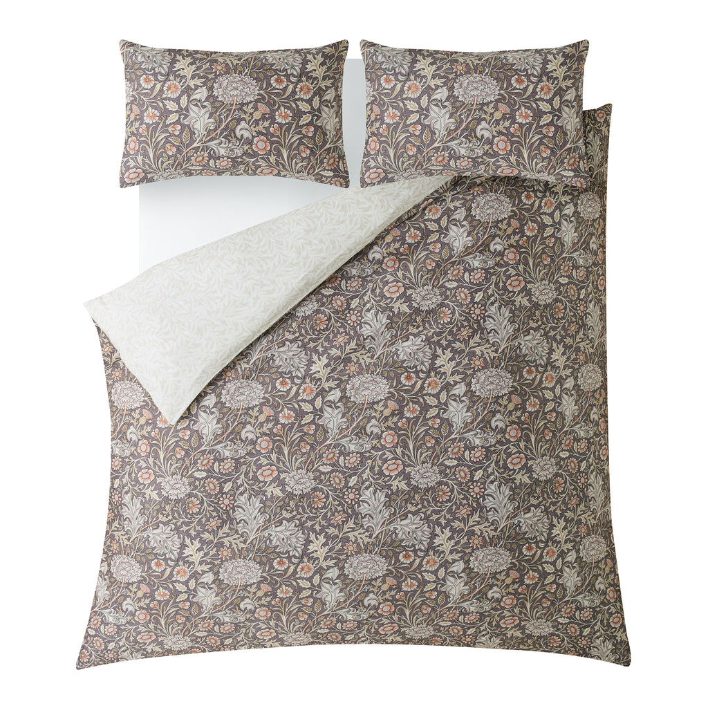 William Morris at Home Double Bough Heather Duvet Set