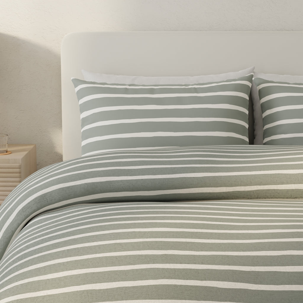 Vantona Everyday Drawn Stripe Duvet Set