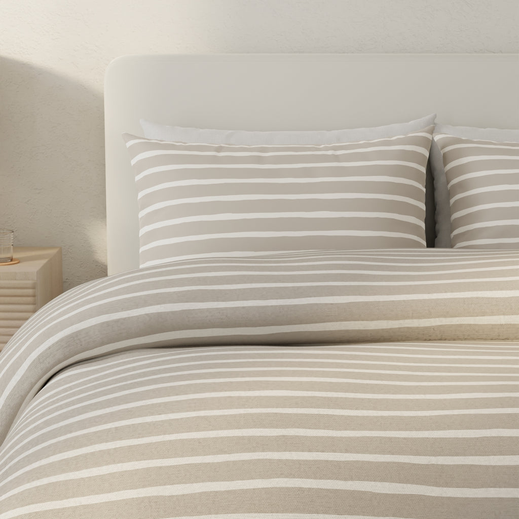 Vantona Everyday Drawn Stripe Duvet Set
