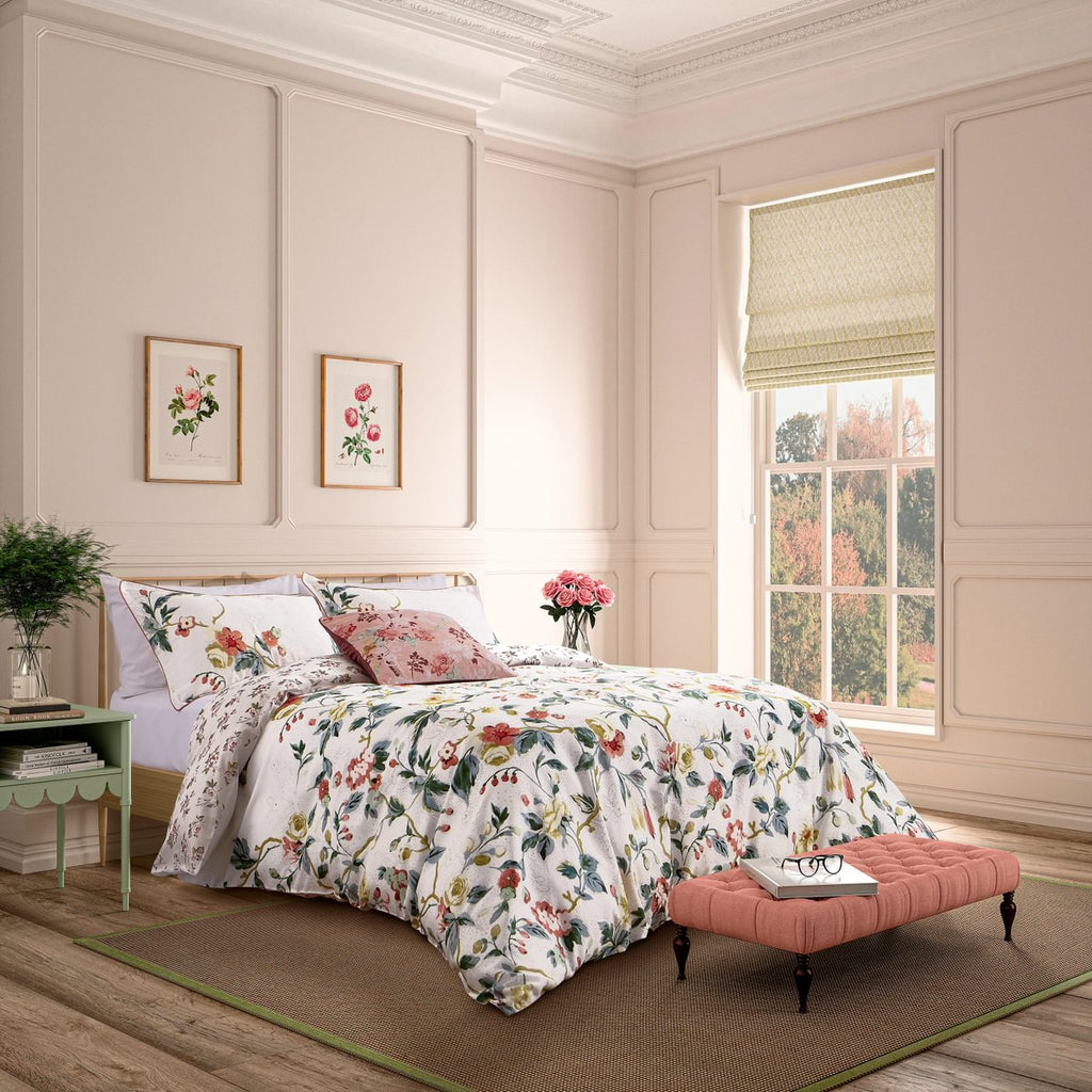 English Heritage Craven Street Floral Trail Vintage Peony Duvet Set