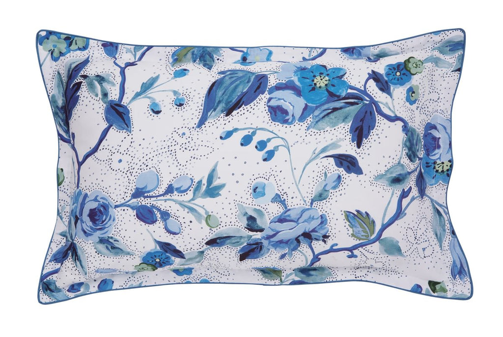English Heritage Craven Street Floral Woad Duvet Set