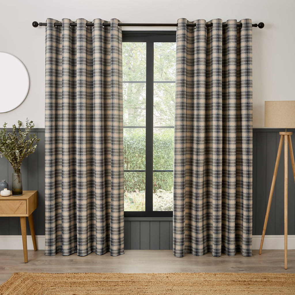 Curtina Everett Eyelet Lined Curtains