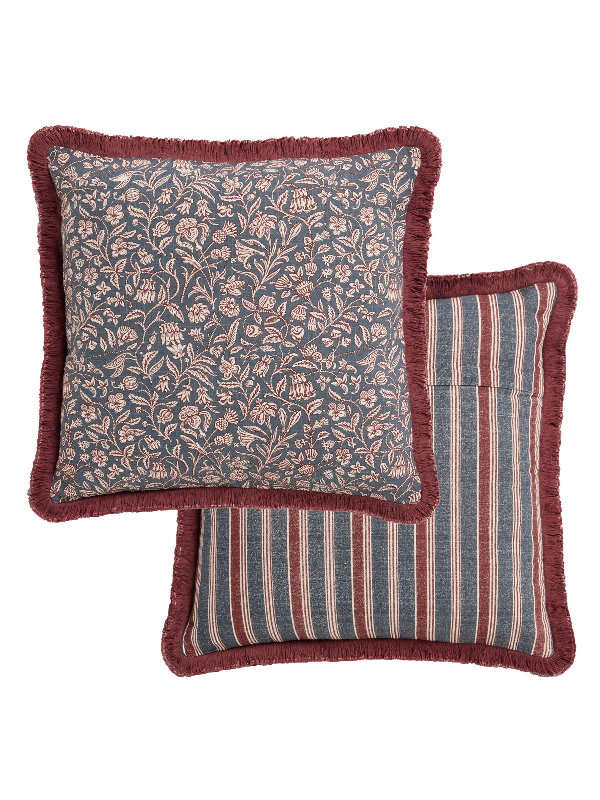 Laura Ashley Elmdon Dark Crimson 50cm x 50cm Microfibre Filled Cushion