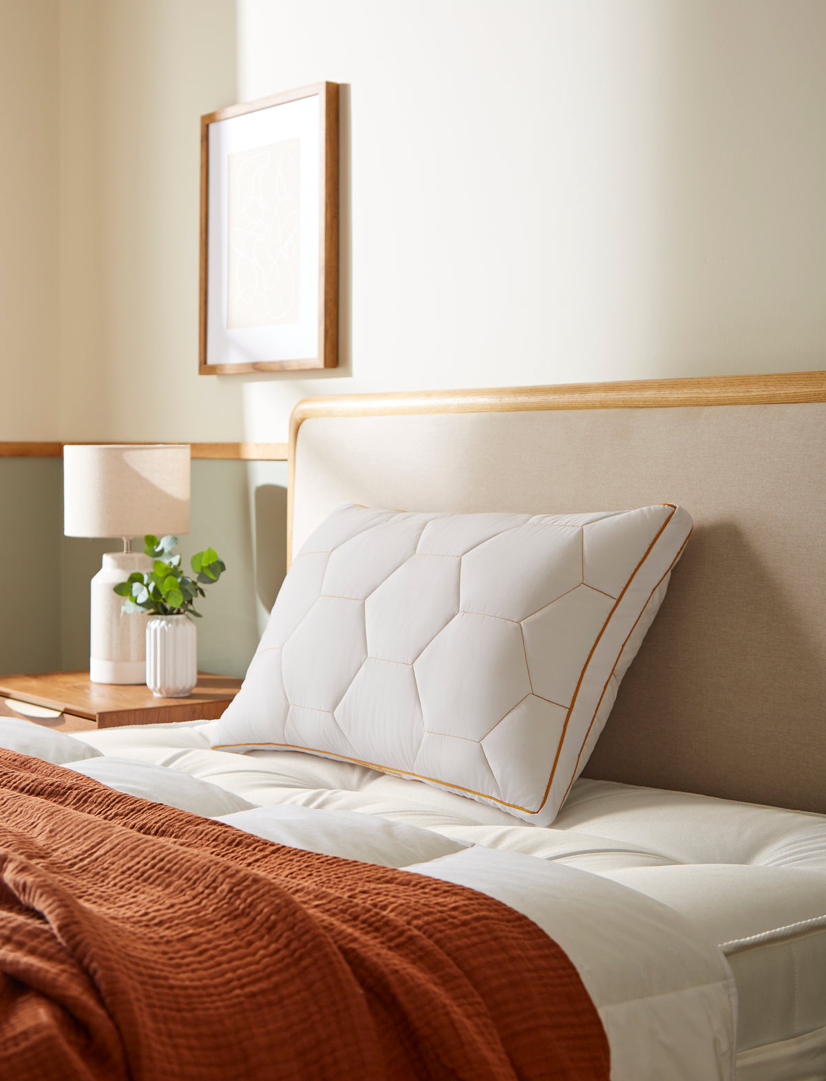 The Fine Bedding Company HoneyFoam Natural Latex Foam Pillow