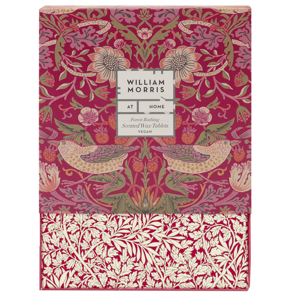 FG2464 William Morris at Home Strawberry Thief Scented Wax Tablets Pack of 2