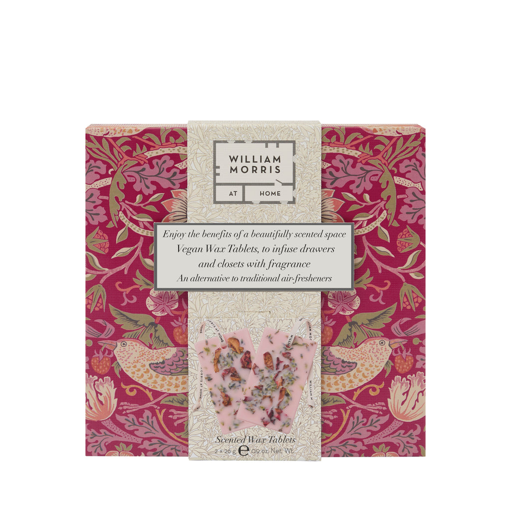 FG2464 William Morris at Home Strawberry Thief Scented Wax Tablets Pack of 2