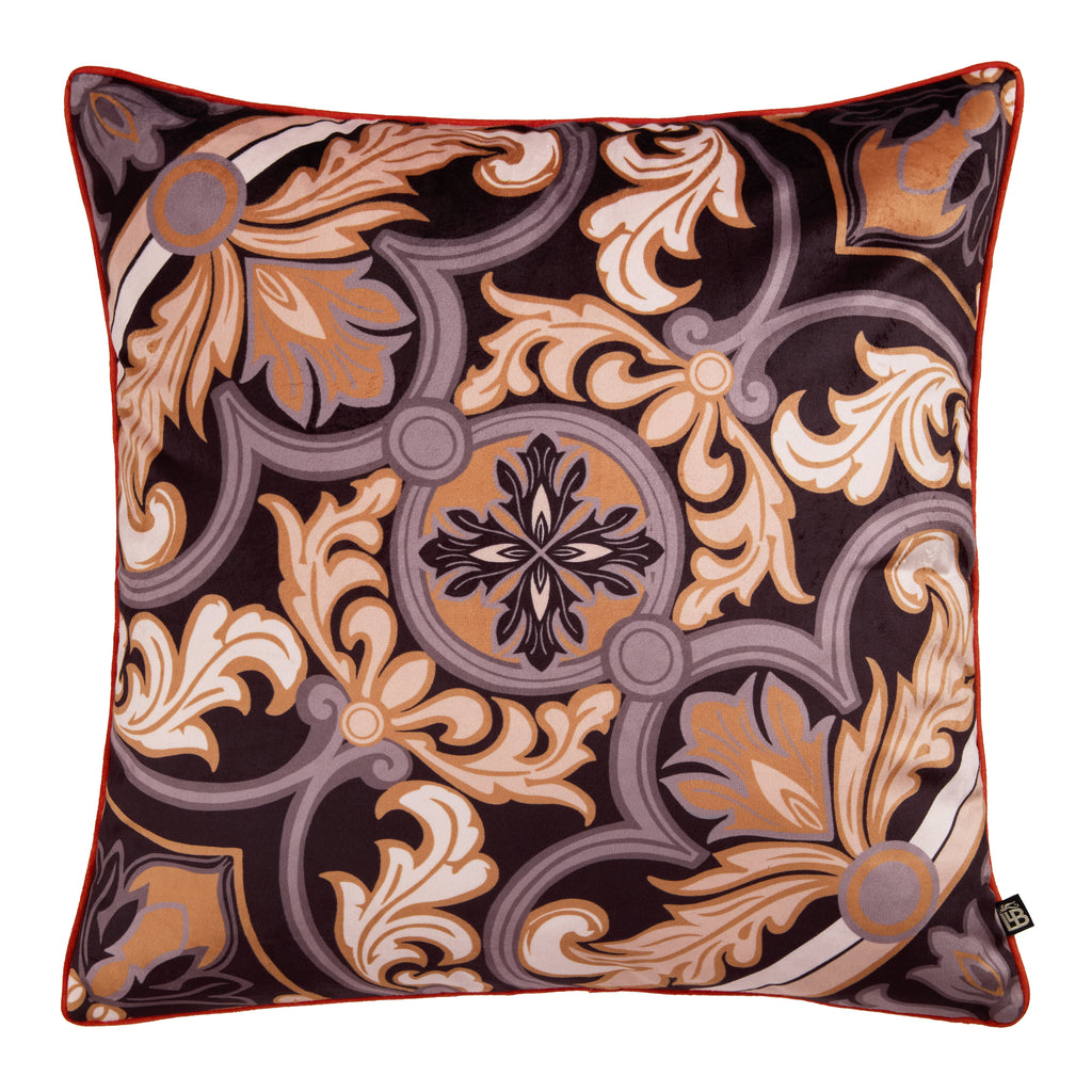 Laurence Llewelyn Bowen Festivo Black/Natural 55cm x 55cm Polyester Filled Cushion