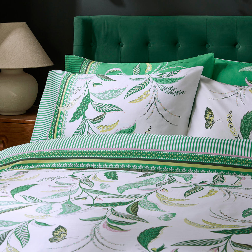 Sara Miller Fern Garden Spring Garden Duvet Set