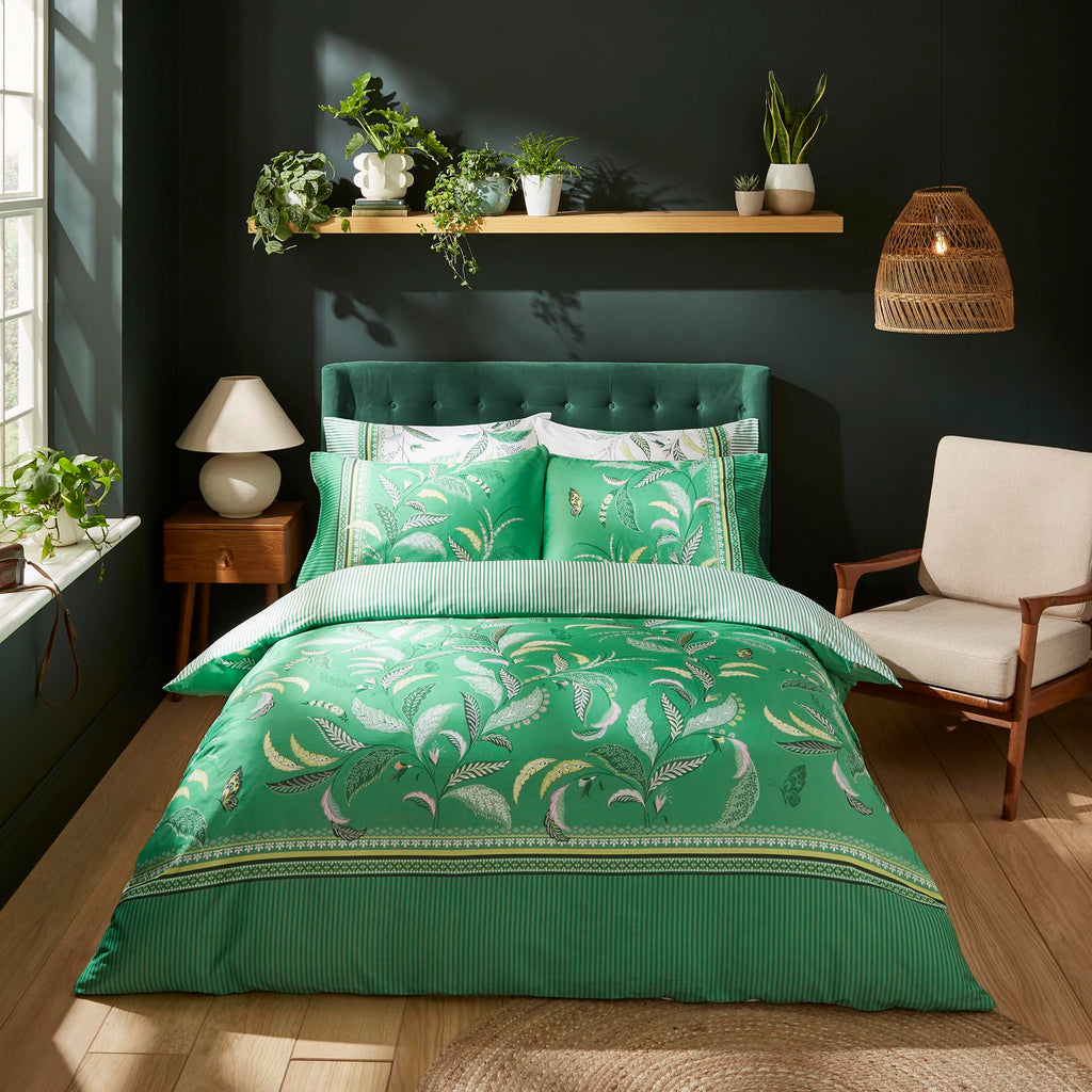 Sara Miller Fern Garden Spring Garden Duvet Set