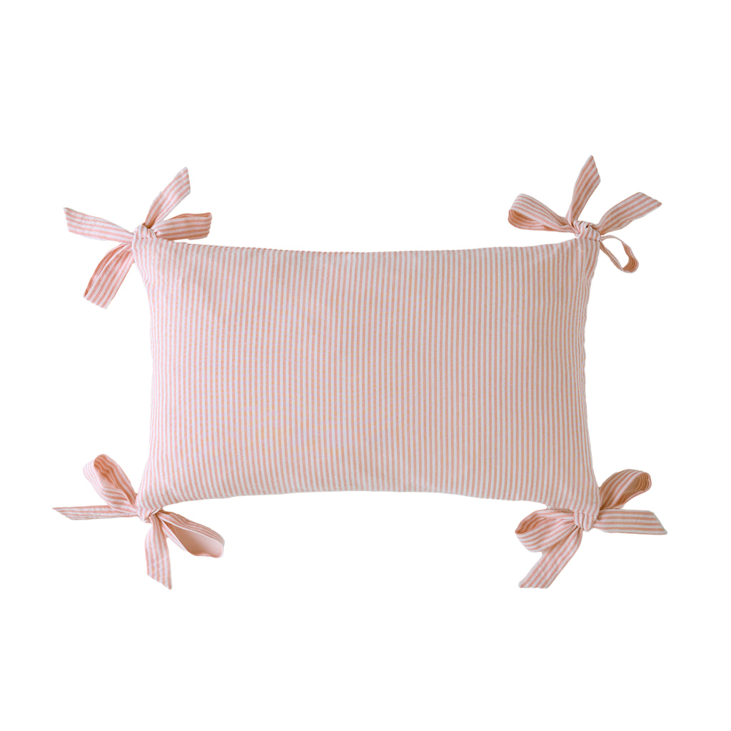 Laura Ashley Flaxley Stripe 30cm x 50cm Microfibre Filled Cushion