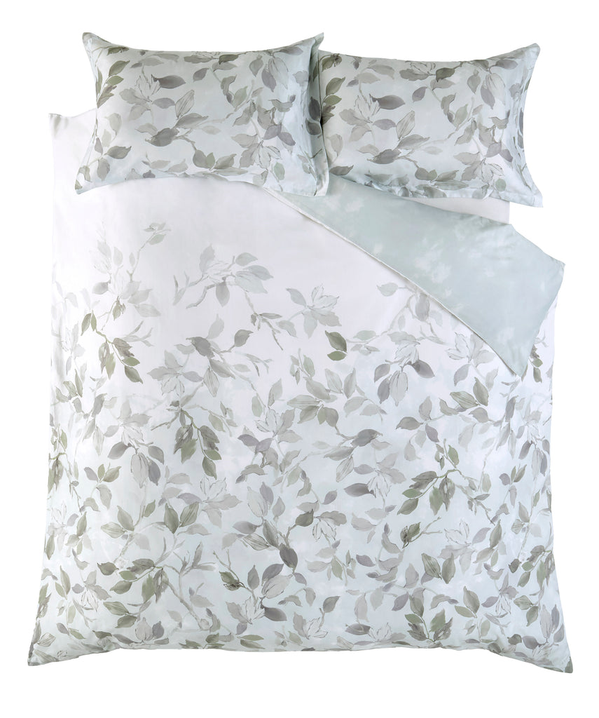 Designers Guild Fleur Blanche Platinum Duvet Set
