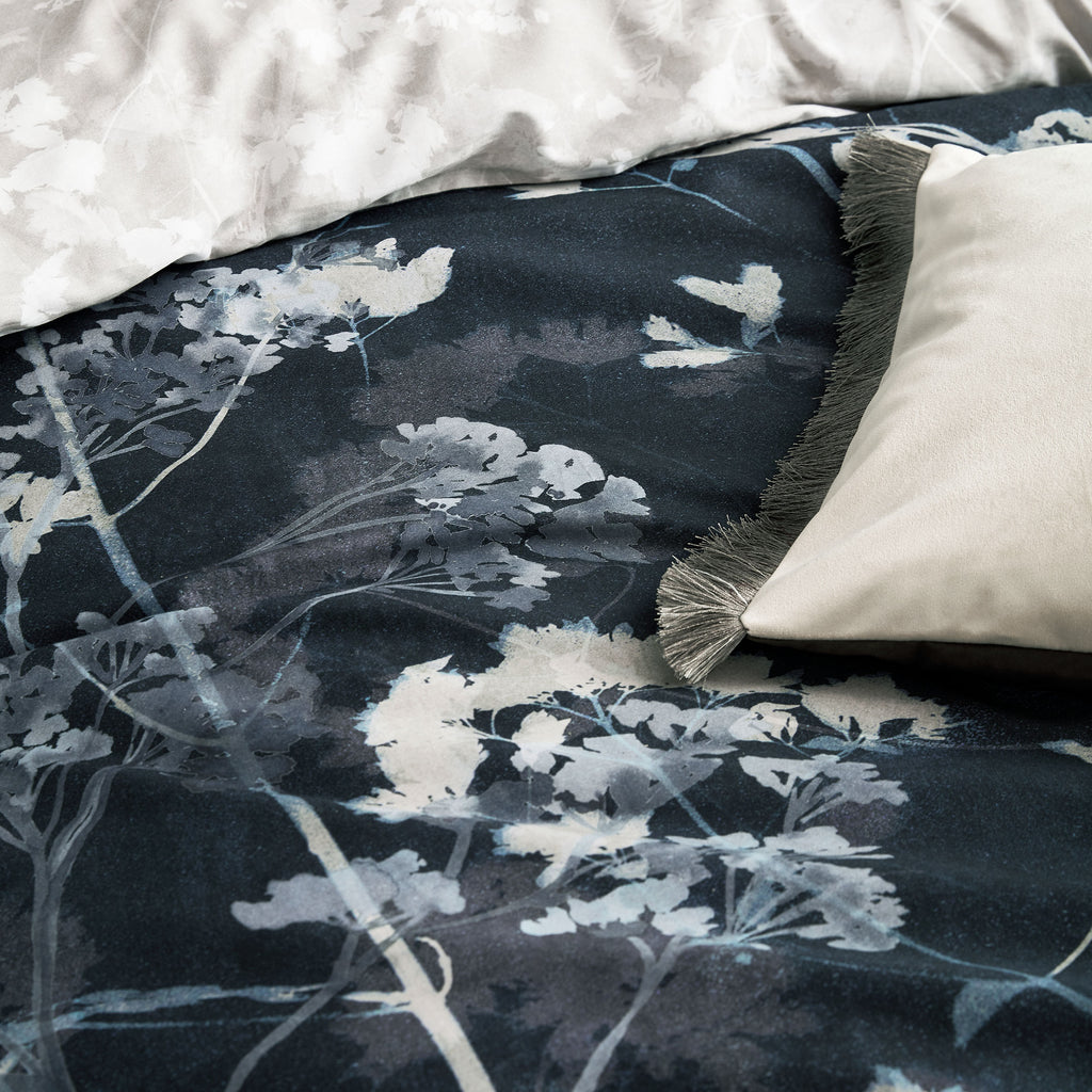 Graham & Brown Flower Press Indigo Duvet Set