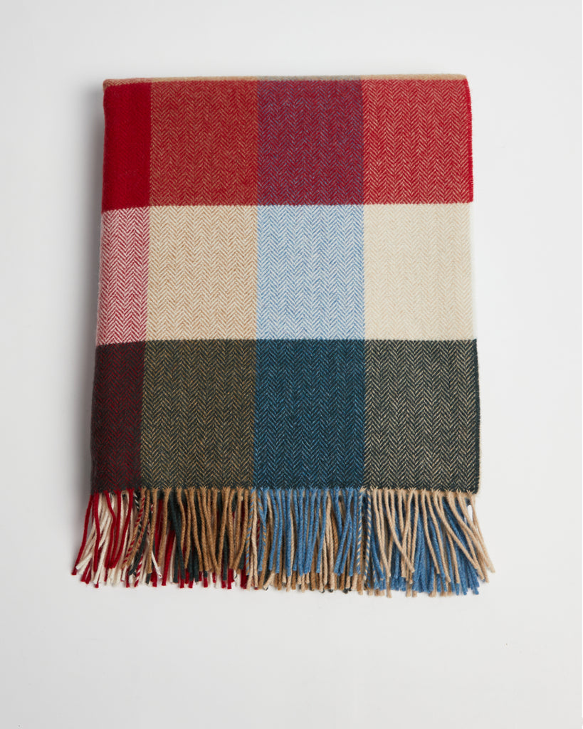 Foxford 3562/F6 Lambswool Woodlands Avenue 140cm x 180cm Throw