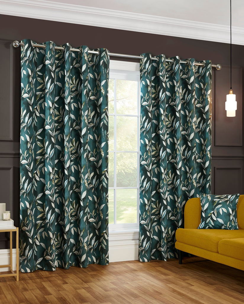 Sundour Madrid Blackout Lined Eyelet Curtains
