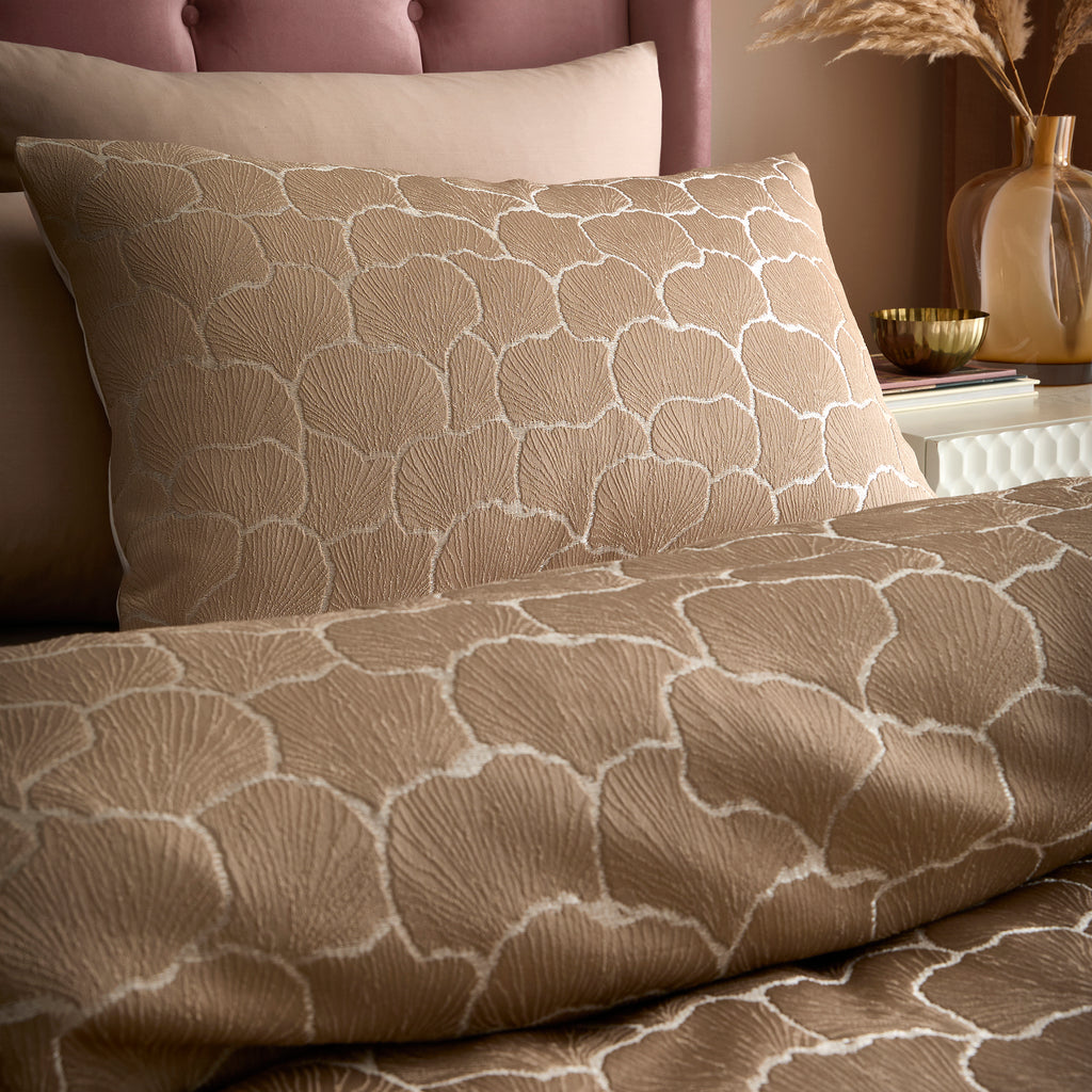 Soiree Ginko Jacquard Natural Duvet Set