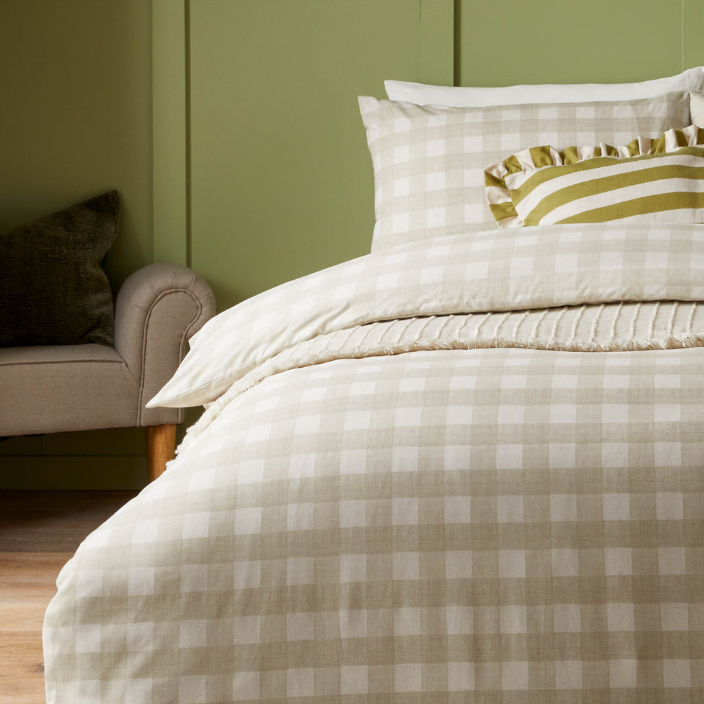 Furn Hartsford Check Printed Duvet Set