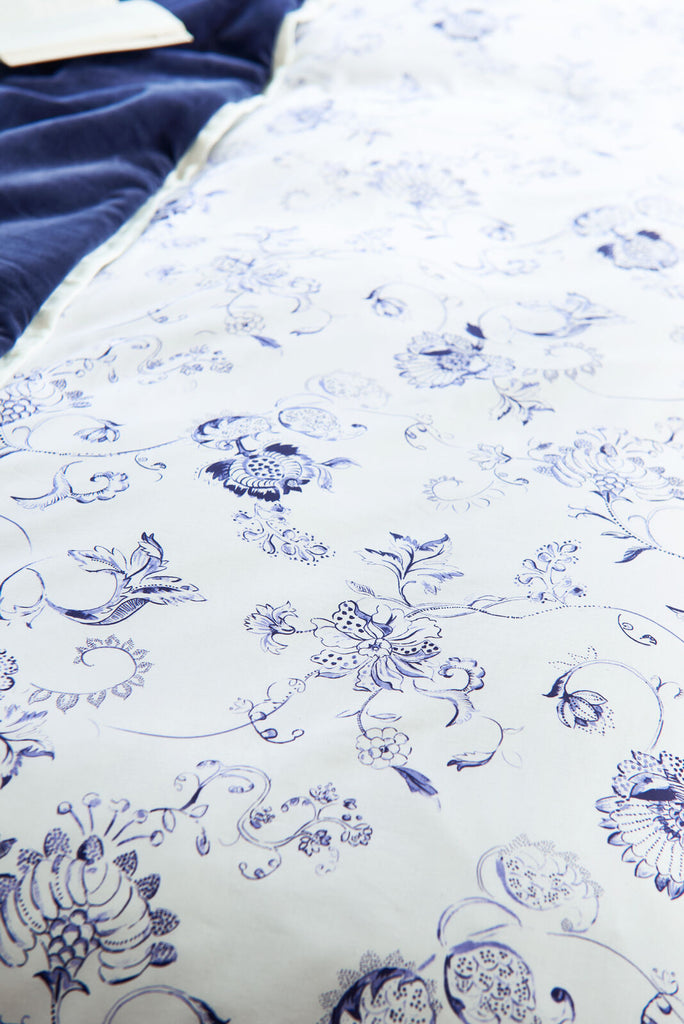 Christy Hardwick Navy Blue Duvet Set
