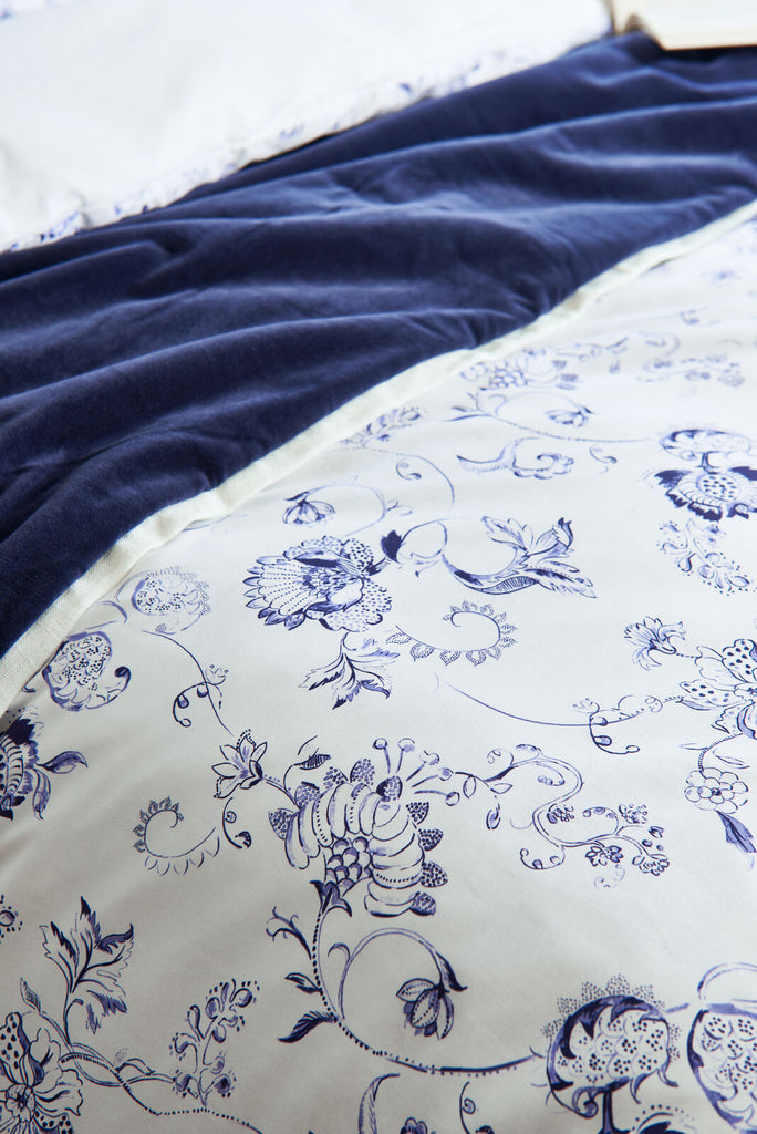 Christy Hardwick Navy Blue Duvet Set