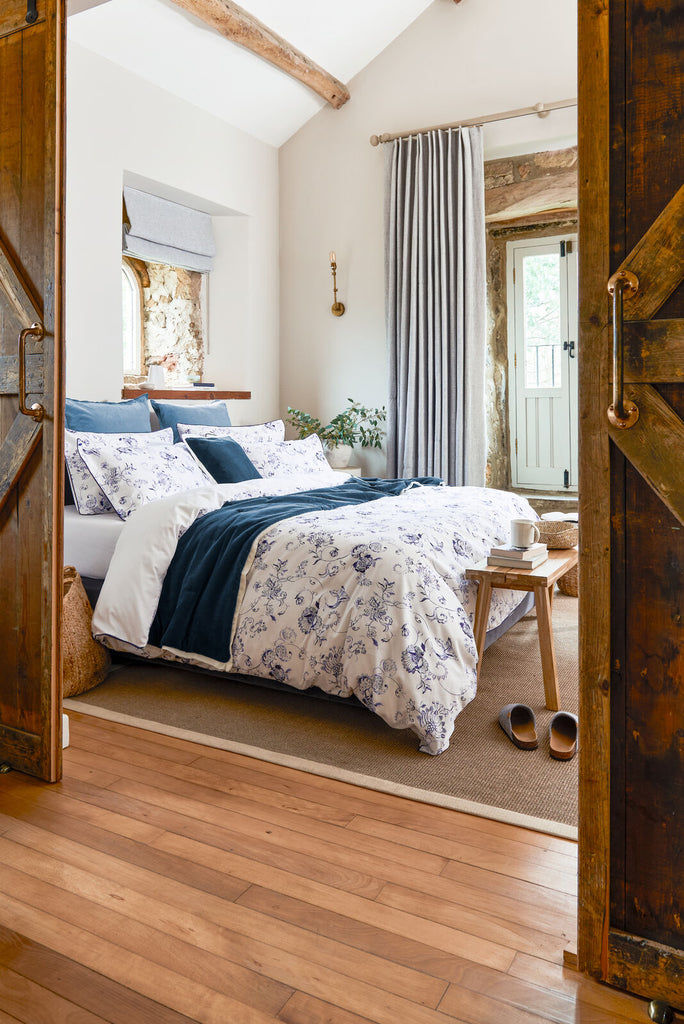 Christy Hardwick Navy Blue Duvet Set