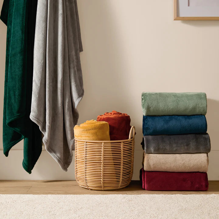 Furn Harrow 140cm x 180cm Fleece Throw