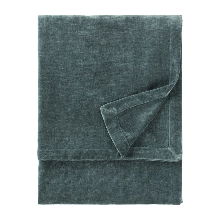 The Linen Yard Heavy Chenille Velvet Throw