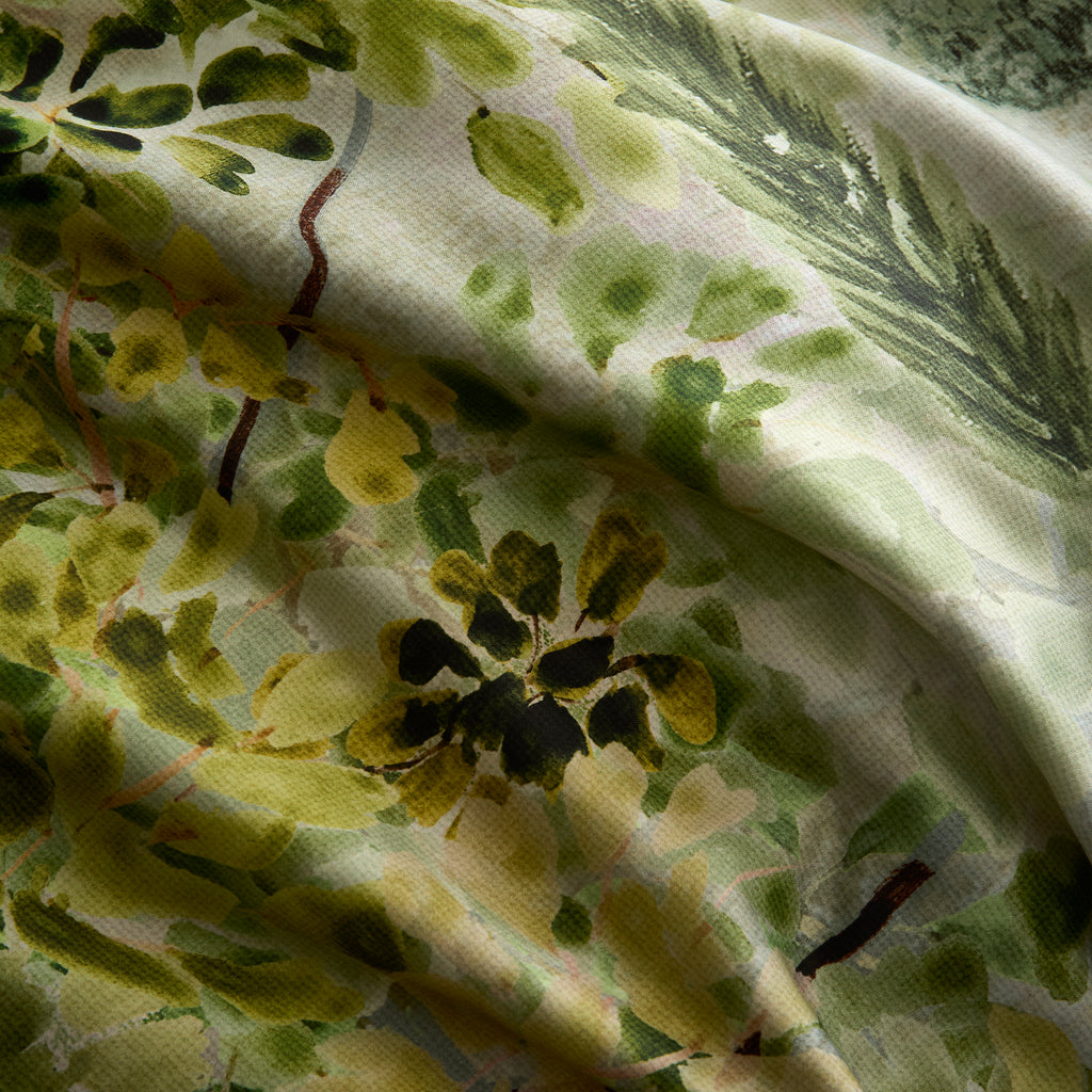 Soiree Hidden Garden Green Duvet Set