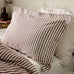 The Linen Yard Hebden Melange Stripe Duvet Set