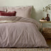 The Linen Yard Hebden Melange Stripe Duvet Set