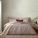The Linen Yard Hebden Melange Stripe Duvet Set