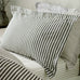 The Linen Yard Hebden Melange Stripe Duvet Set