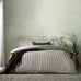 The Linen Yard Hebden Melange Stripe Duvet Set