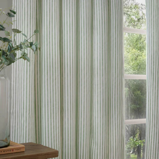 The Linen Yard Hebden Blackout Eyelet 100% Cotton Curtains