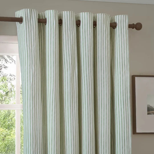 The Linen Yard Hebden Blackout Eyelet 100% Cotton Curtains