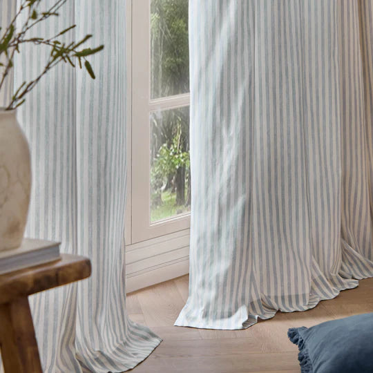 The Linen Yard Hebden Blackout Eyelet 100% Cotton Curtains
