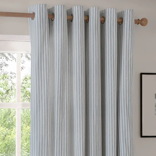 The Linen Yard Hebden Blackout Eyelet 100% Cotton Curtains