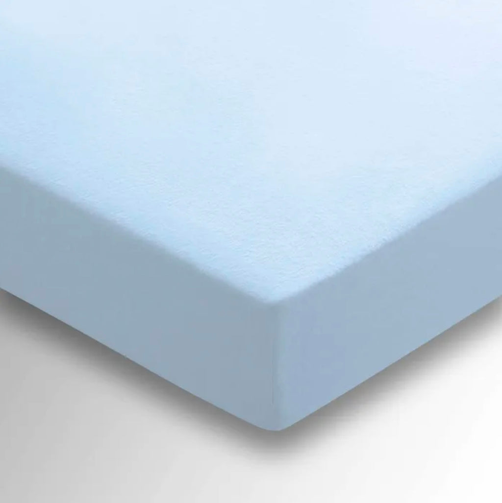 Helena Springfield 100% BCI Brushed Cotton Chambray Blue Sheets