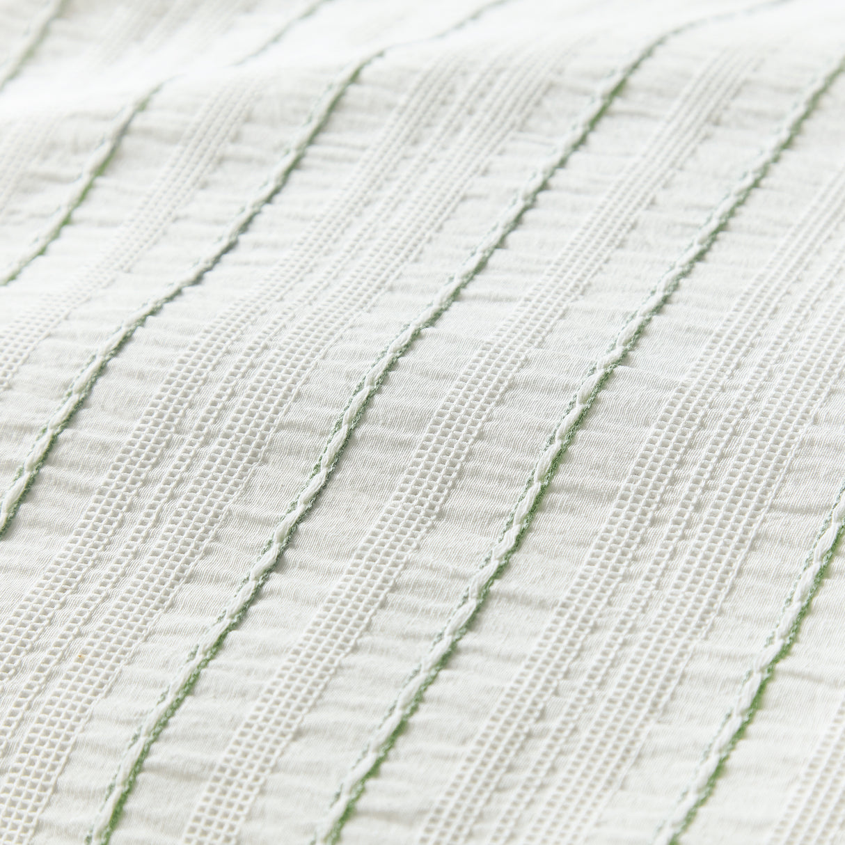 Helena Springfield Calico & Chalk Waffle Stripe Duvet Set