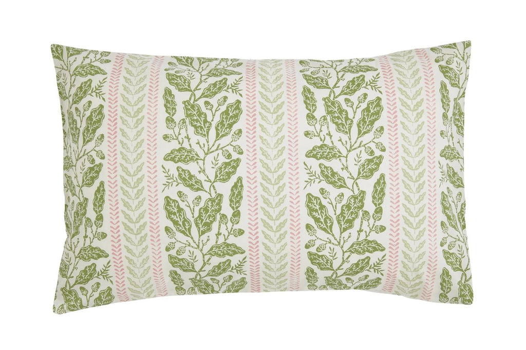 Harvest Moon by Helena Springfield Oak Stripe Green/Pink Duvet Set