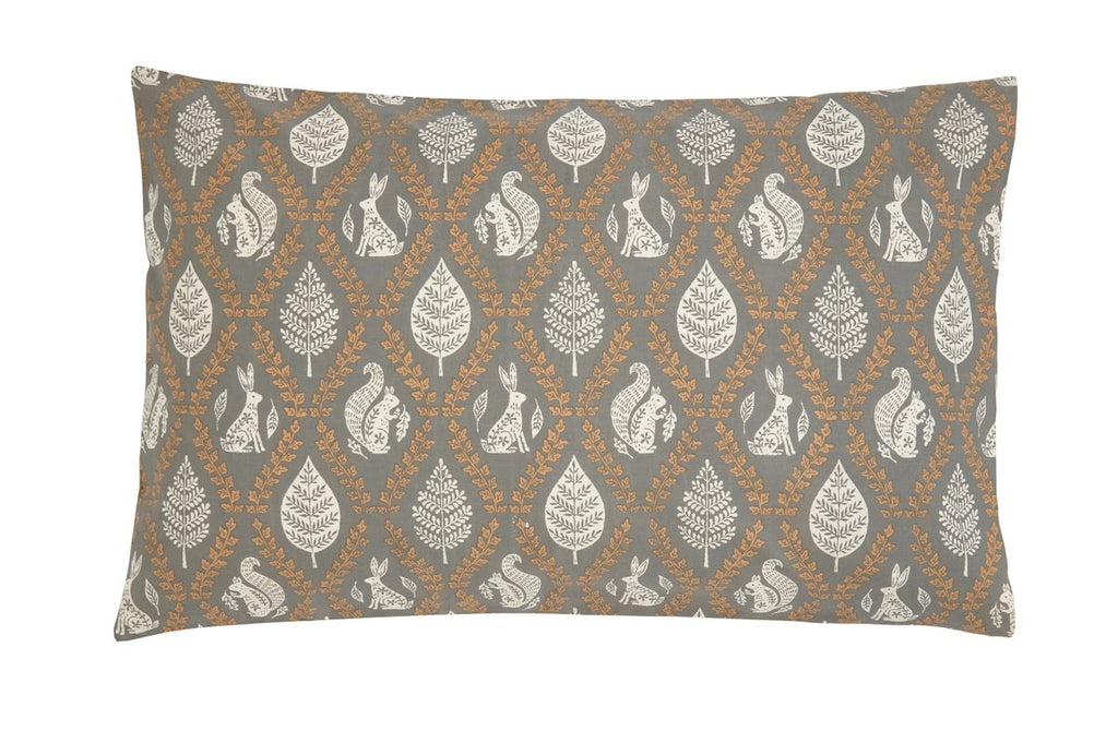 Harvest Moon by Helena Springfield Woodland Trellis Graphite/Copper Duvet Set