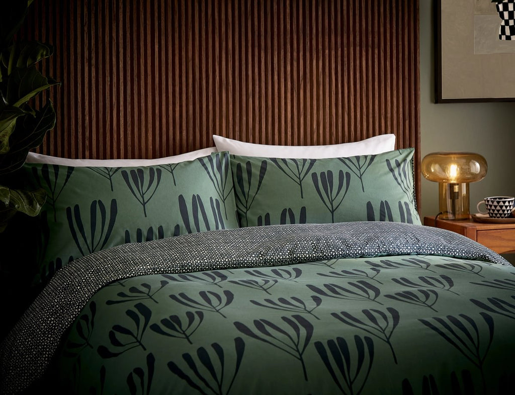 Loft Living by Helena Springfield Calla Green Duvet Set